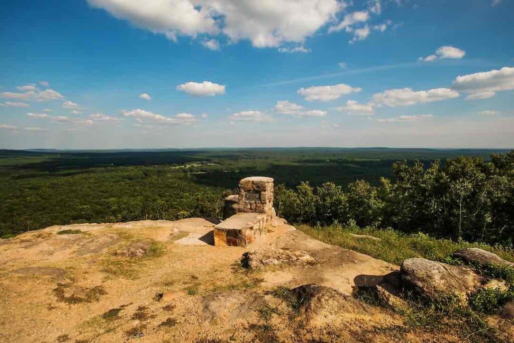 Overlook at Dowdell's Knob, F.D. Roosevelt State Park.