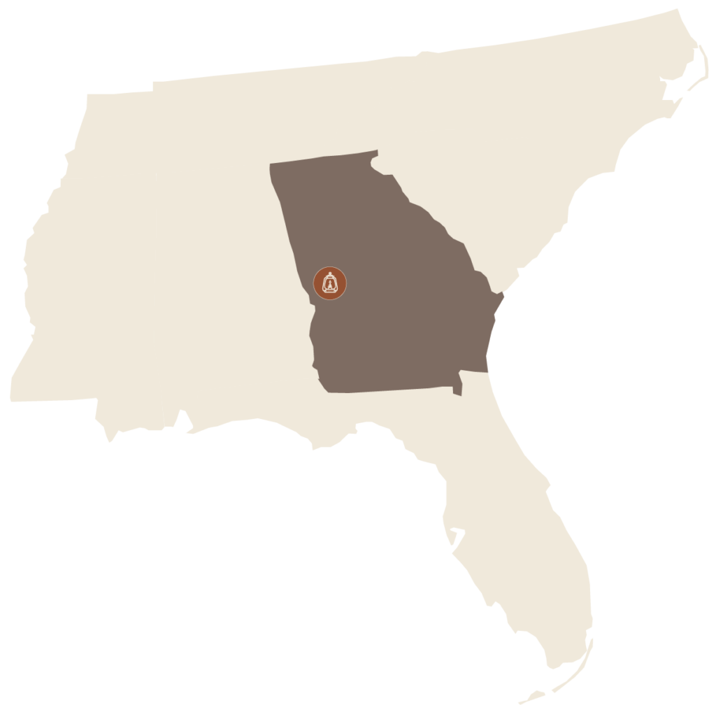 Harris County Georgia Map